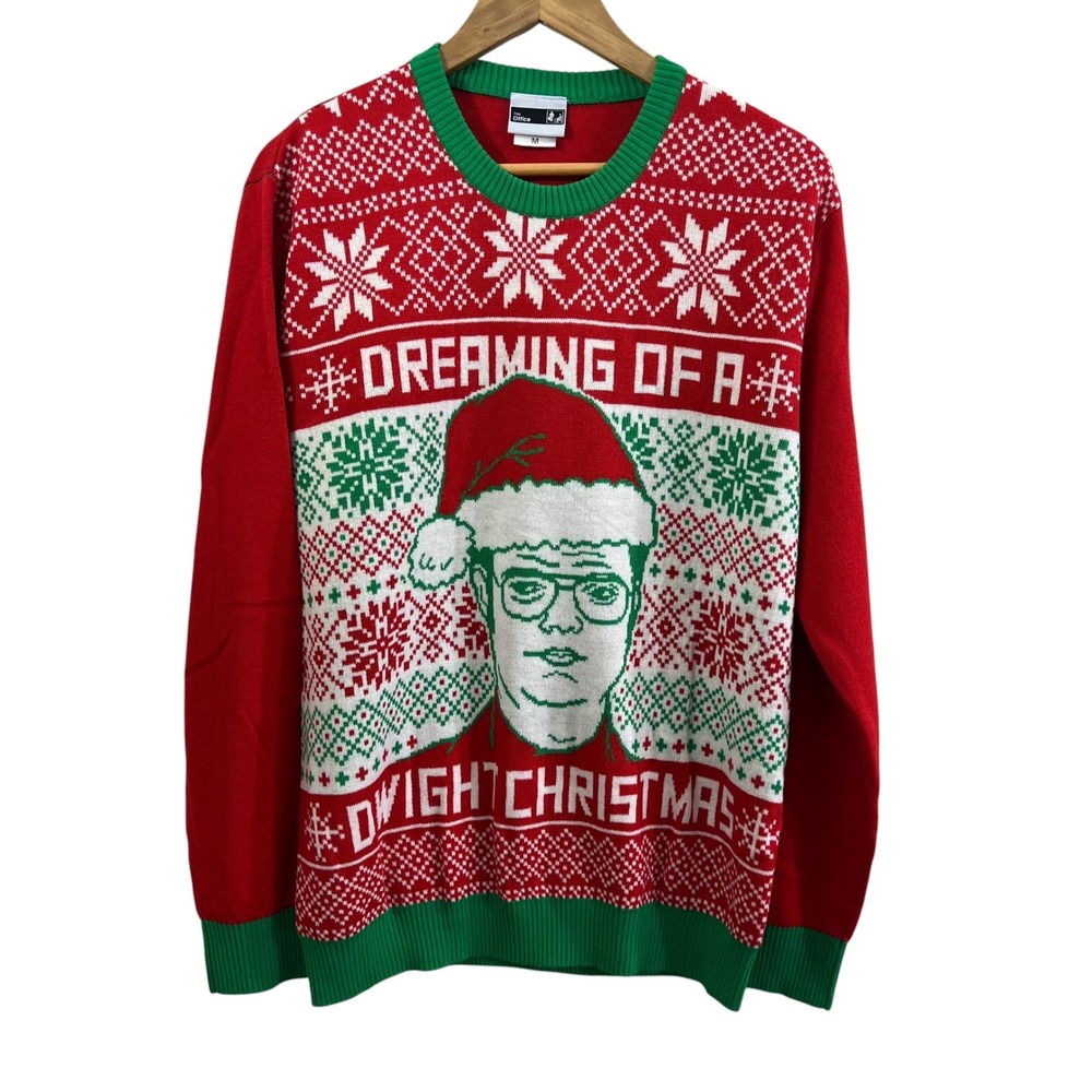 Ripple Junction The Office Dwight Christmas Sweater Red Green Size M Mens